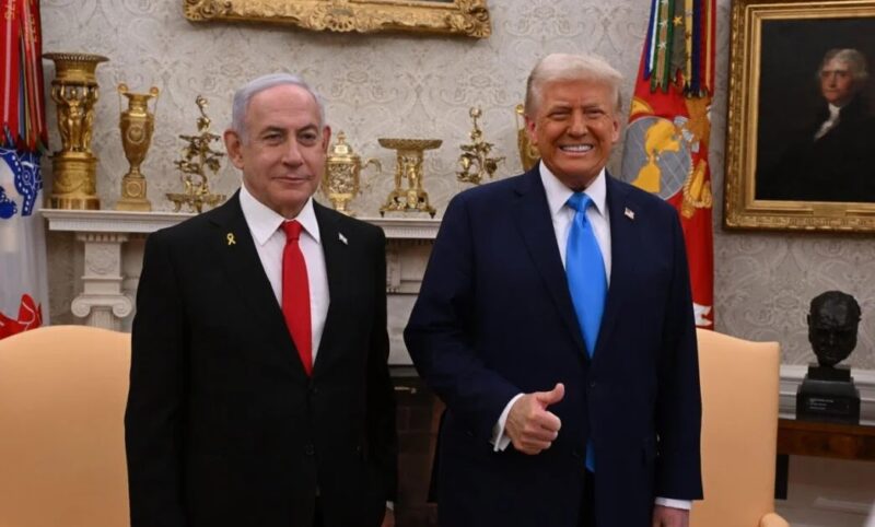 Trump meets Netanyahu at White House, says Gaza peace deal is near