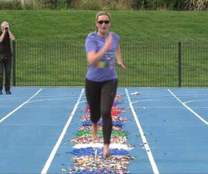  New Zealand Woman Runs Barefooted Over 100 Meters On Lego Bricks  – Independent Newspaper Nigeria