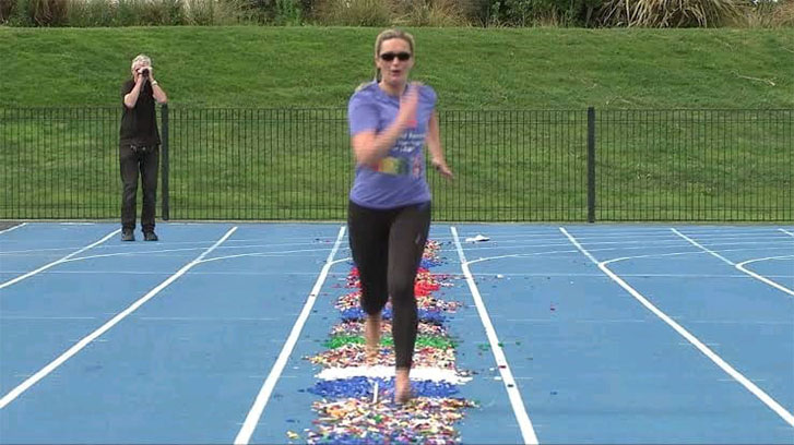  New Zealand Woman Runs Barefooted Over 100 Meters On Lego Bricks  – Independent Newspaper Nigeria