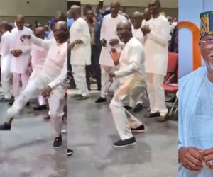 Ondo Governor Aiyedatiwa Goes Viral For Spirited Dance Moves at Public Event (Video)