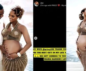 Juma Jux hints at massive push gift for Priscilla Ojo