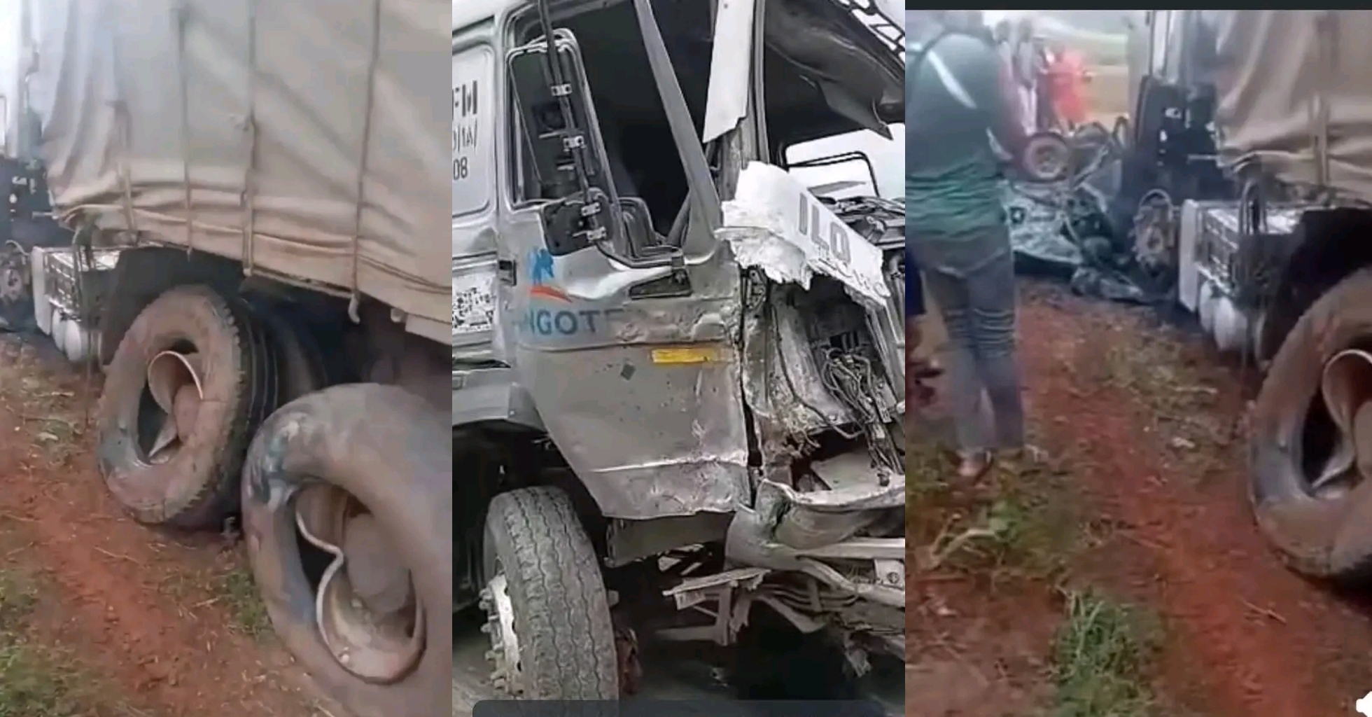 Family of five reportedly pass away in Dangote truck accident