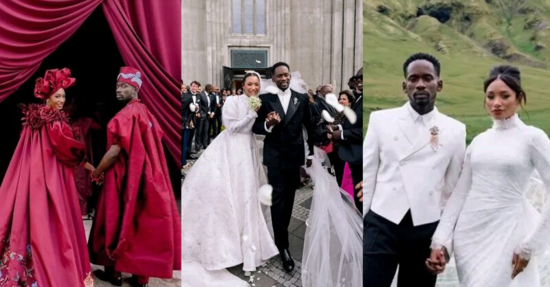 Temi Otedola, Mr Eazi tie the knot across three continents