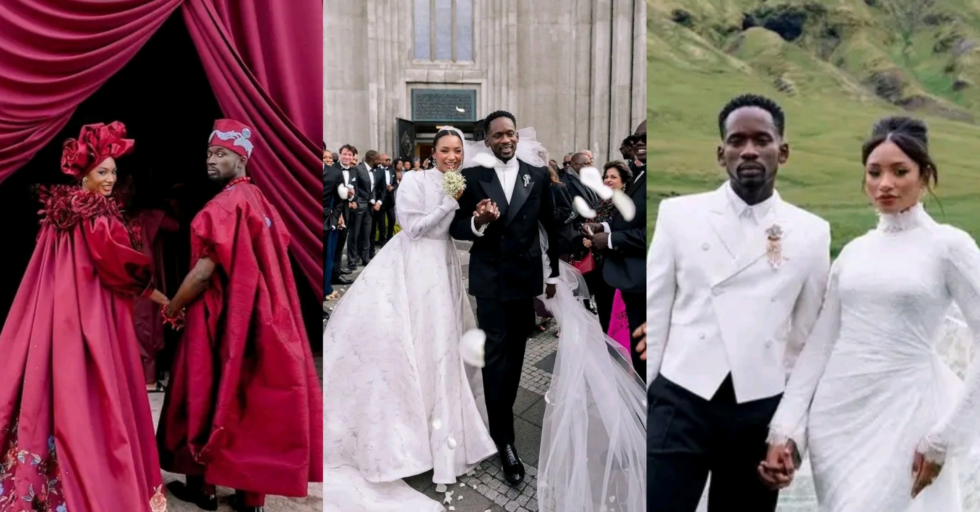 Temi Otedola, Mr Eazi tie the knot across three continents