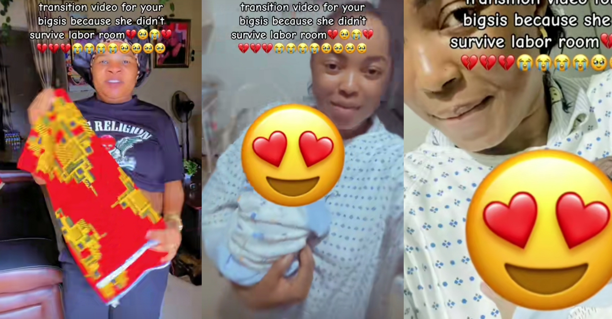 Lady mourns elder sister who passed away during childbirth