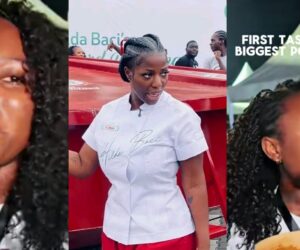 Lady shares her review after tasting Hilda Baci’s largest pot of jollof rice