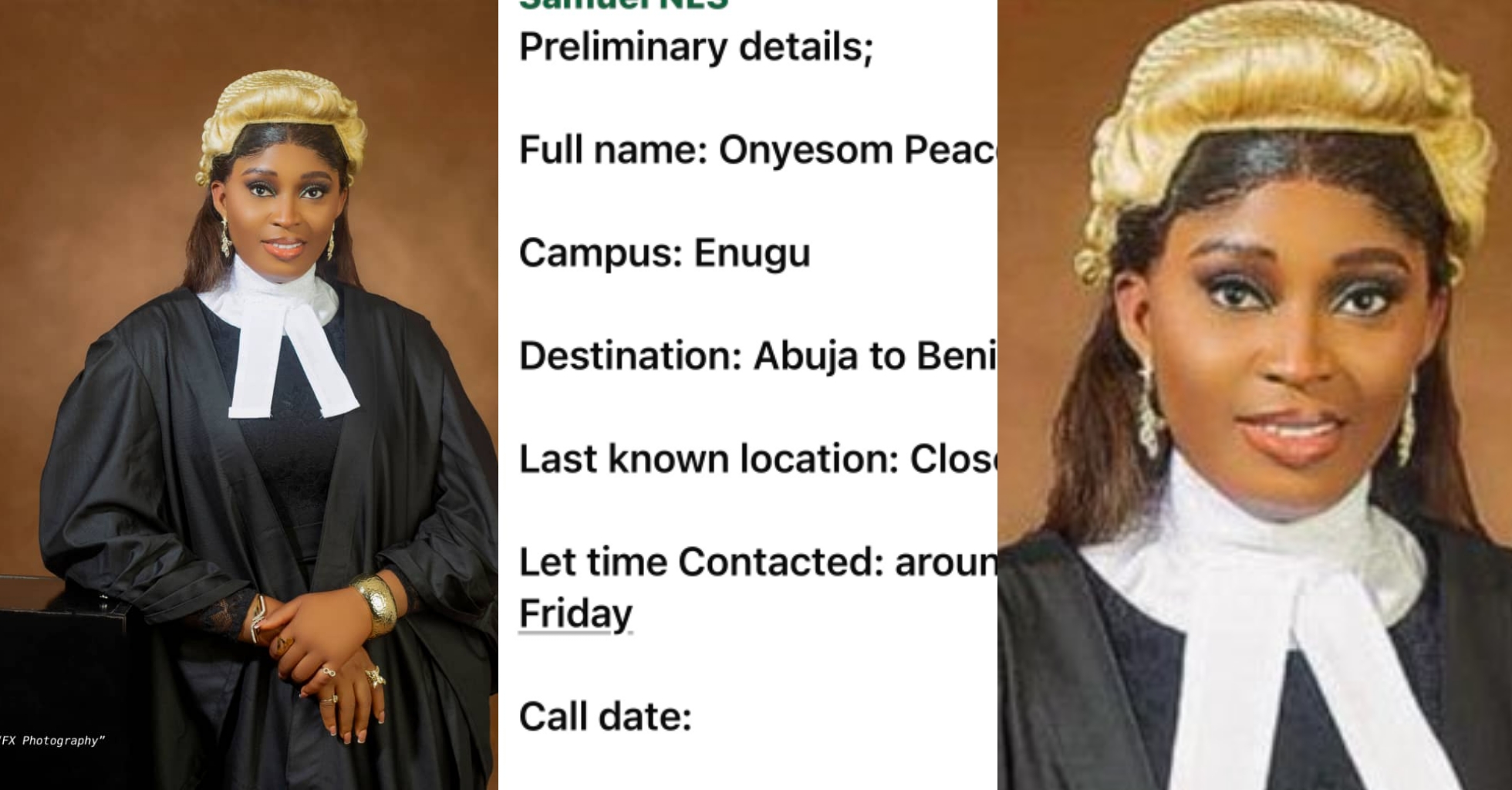 Newly sworn-in lawyer abducted while returning from Call to Bar ceremony