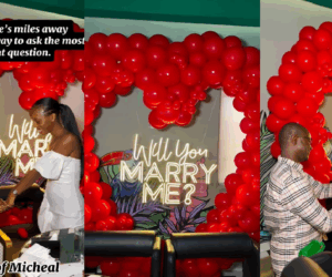 “On Behalf of Michael” – Nigerian Man Has His Brother Propose to His Longtime Girlfriend in His Absence (VIDEO)