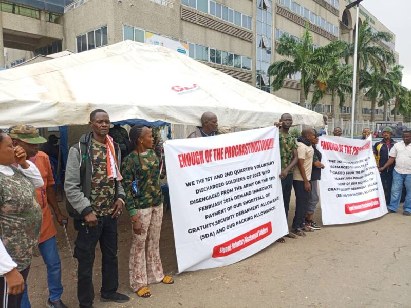 DHQ orders protesting ex-soldiers to vacate Finance ministry’s headquarters – Daily Trust
