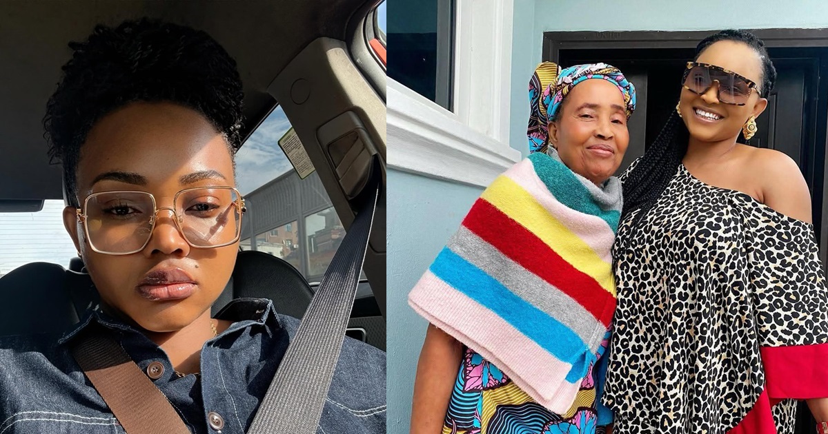 Actress Mercy Aigbe moúrns the passing of her mother.