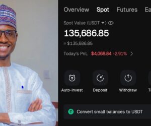 Nigerian man praised for returning $135K (₦200M) mistakenly sent to his crypto wallet (IMAGE)