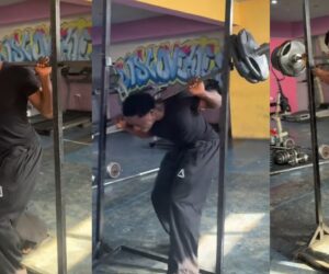 Man shares how he almost got hurt during his first visit to a local gym.(WATCH)
