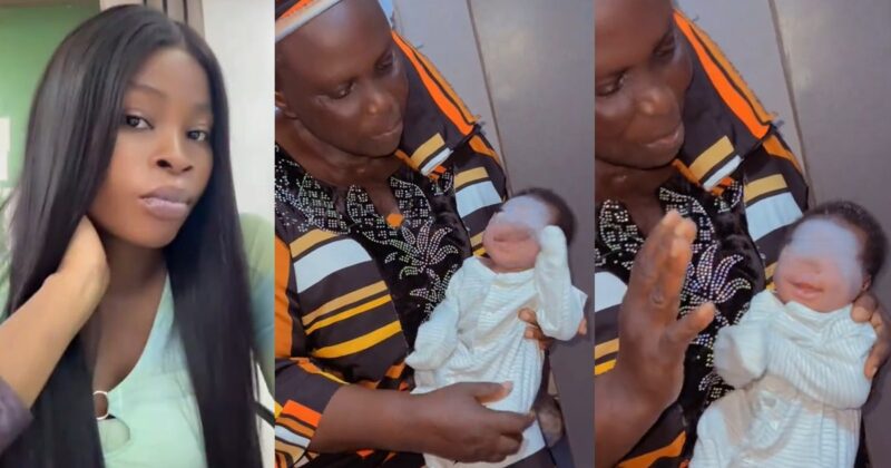 Young mum shares the outcome of asking Grandma to dress her newborn.(WATCH)