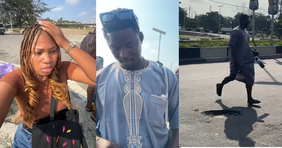 “An angel in human form” – Lady hails man who helped after street urchins collected their driver’s money (WATCH)