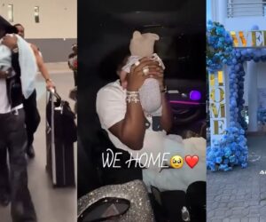 Priscilla Ojo Receives Warm Welcome in Tanzania as Juma Jux Meets Their Baby for the First Time (WATCH)