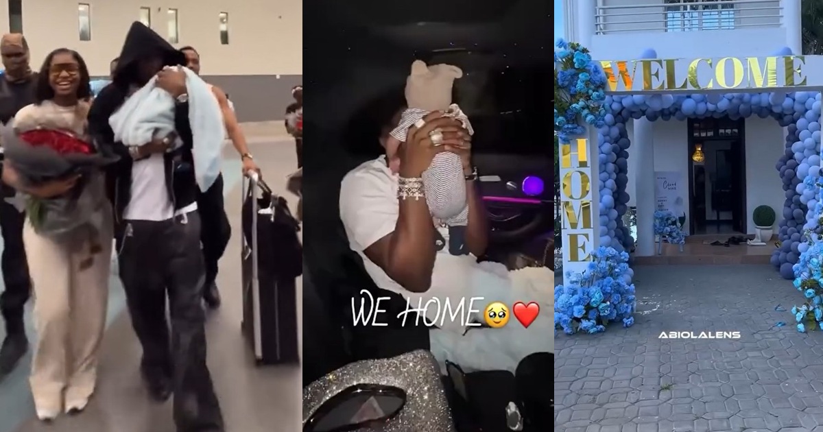 Priscilla Ojo Receives Warm Welcome in Tanzania as Juma Jux Meets Their Baby for the First Time (WATCH)