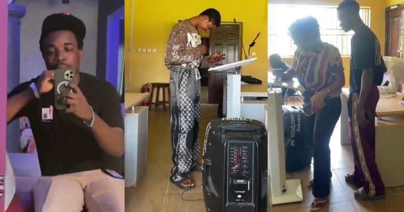 Lecturer reveals how his students showed up for a class presentation after telling them to dress corporate.(WATCH)