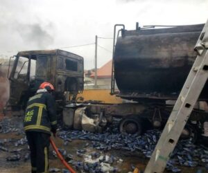 Fire Outbreak At A1 Petroleum Filling Station In Ikorodu Quickly Contained By Lagos Fire Service