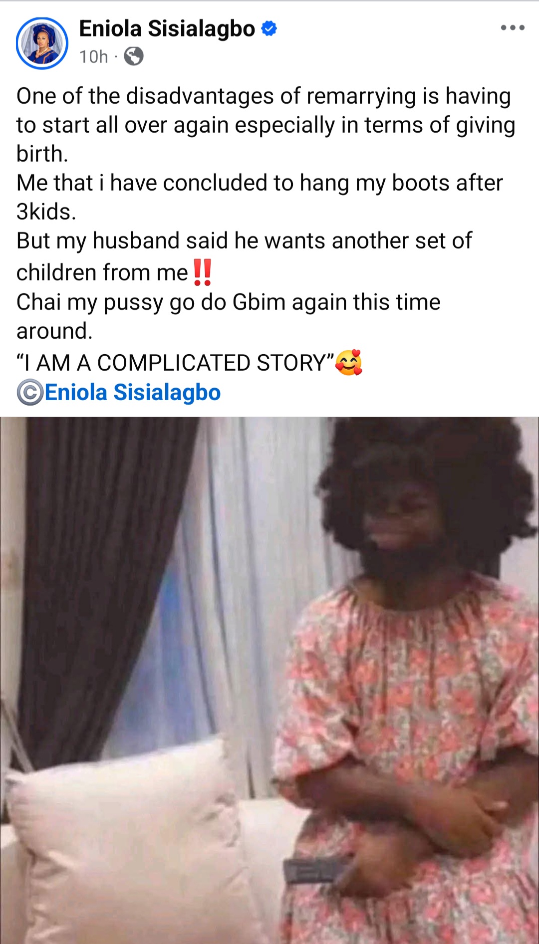Nigerian woman shares one of the disadvantages of remarrying going by her experience