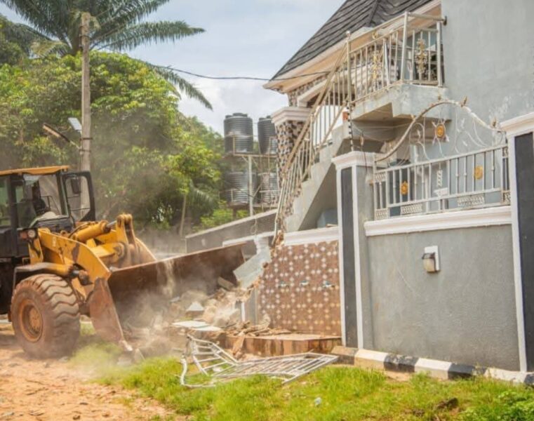 Edo Govt. Demolishes Four Houses Linked To Cultism, Arrests 20 Suspects