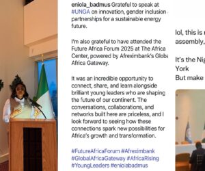 Eniola Badmus dragged over “fake” UN speaking claim (IMAGES)