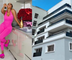 BBNaija star, Mercy Eke marks her birthday with the purchase of her third home in Lagos (IMAGES)
