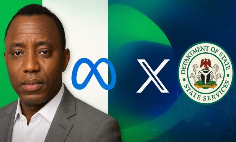 Sowore sues Meta, X and DSS over rights violation and censorship