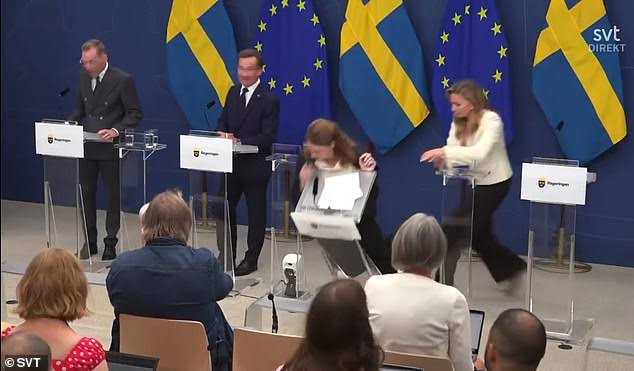 Panic As Health Minister Collapses During Press Conference