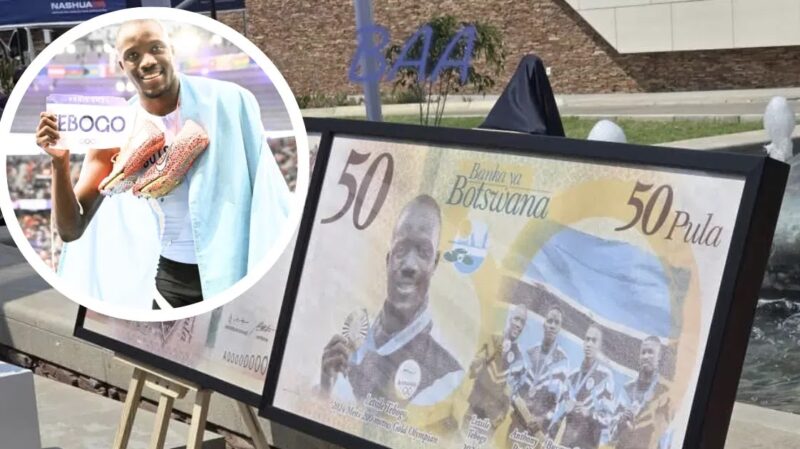 Botswana honours Olympic Champion with banknote image
