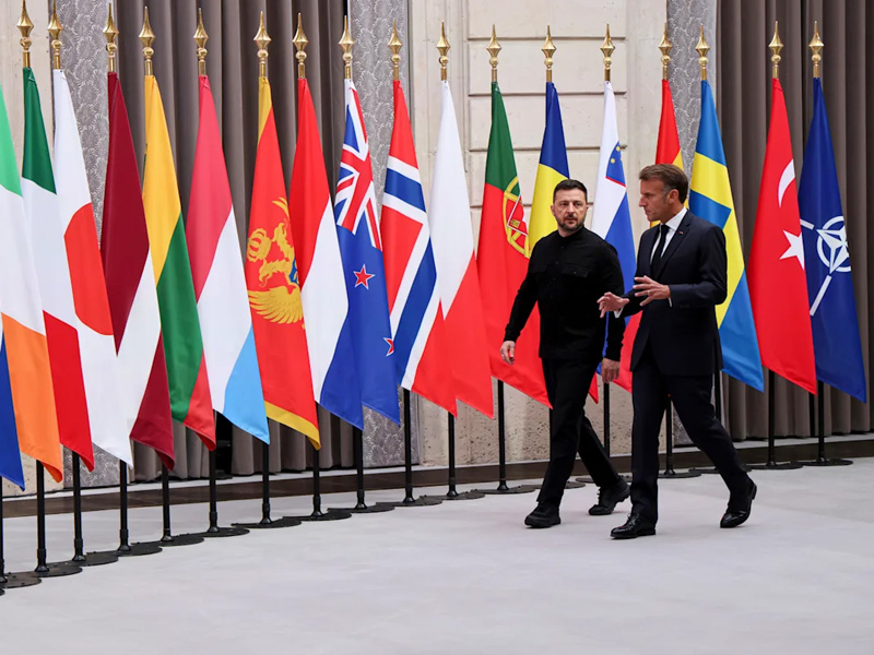 Kremlin Rejects Western Troop Deployment in Ukraine as Macron Rallies Allies for Post-Ceasefire Security Guarantees