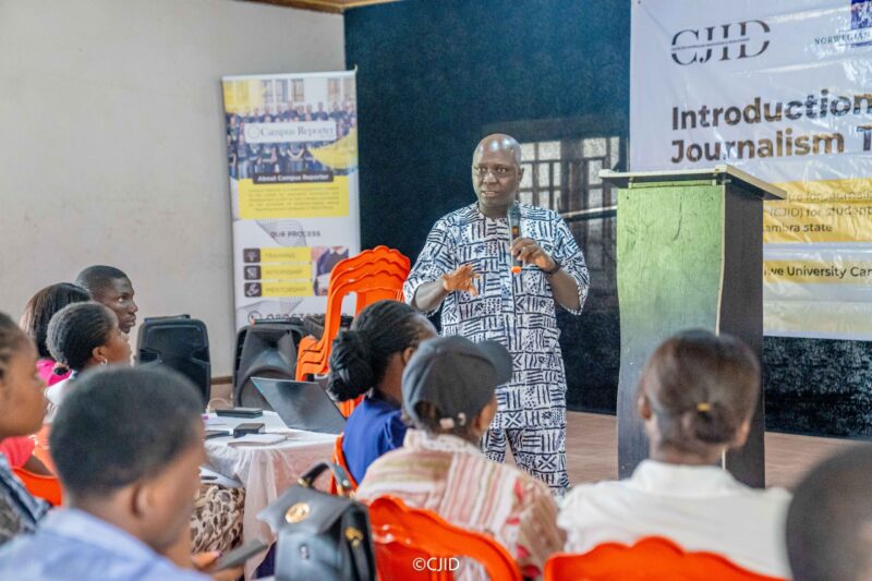 CJID trains students on ethical journalism, fact-checking, others