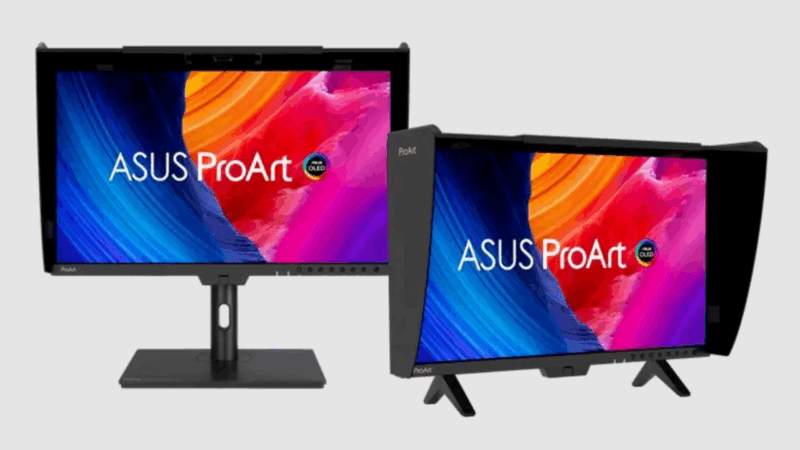 This tiny ProArt OLED screen with 1200 nits brightness wants to replace larger reference monitors in creative editing setups