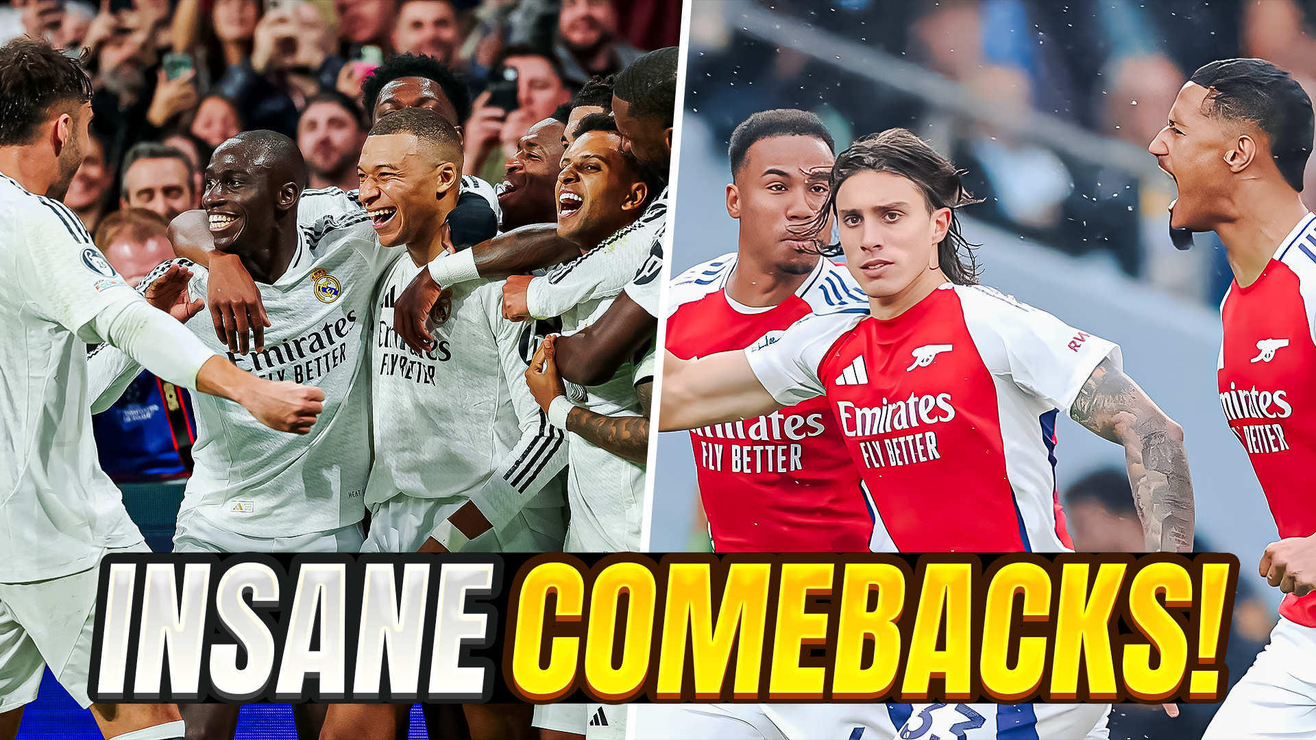 Unbelievable UCL Quarter-Final Comebacks! Arsenal vs Real Madrid 2025 & The Greatest Shocks Ever