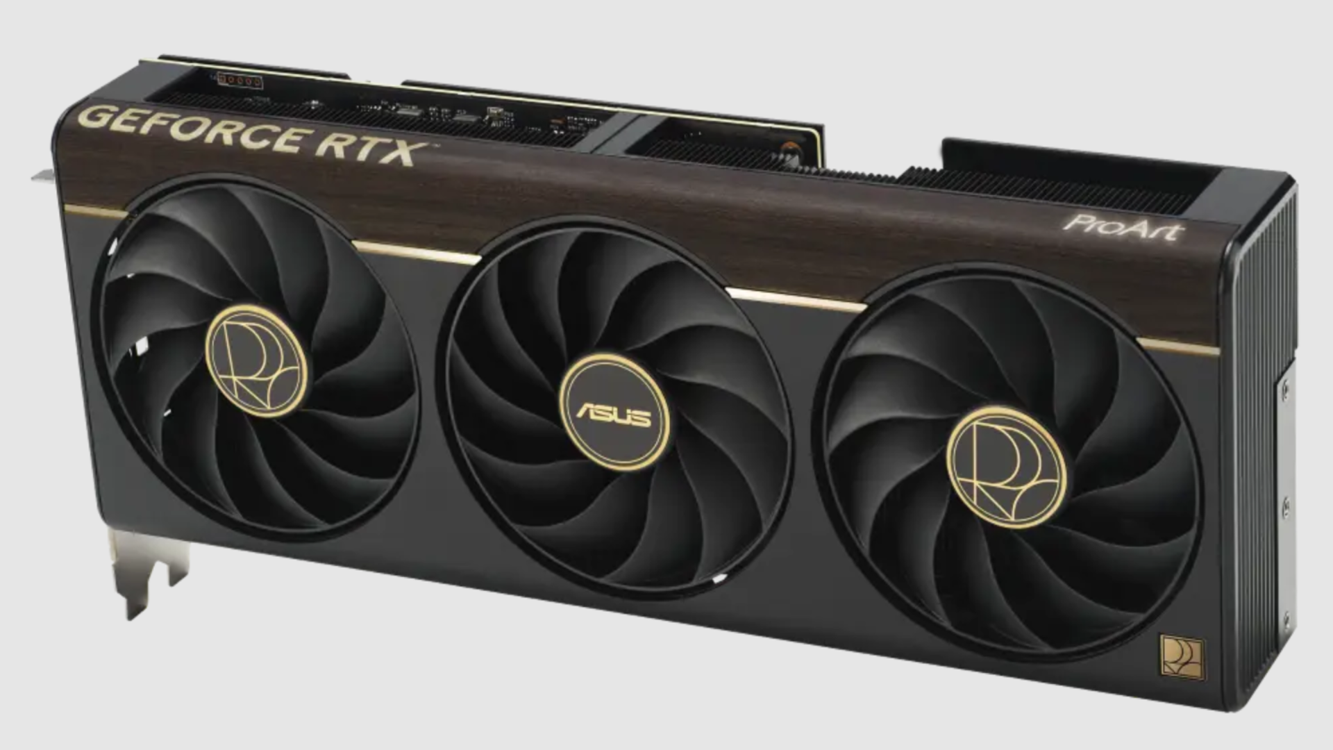 Asus launches ProArt RTX 5080 with fancy wooden trim, charging gamers $500 more for the privilege