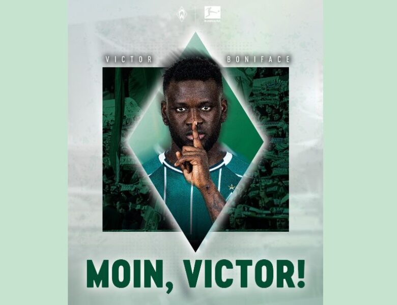 Boniface secures loan move to Werder Bremen