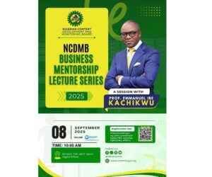 Ex-Minister,Kachikwu speaks at NCDMB’s Business Mentorship Lecture Series today