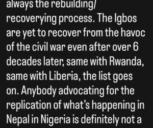 The Igbos are yet to recover from the havoc of the civil war