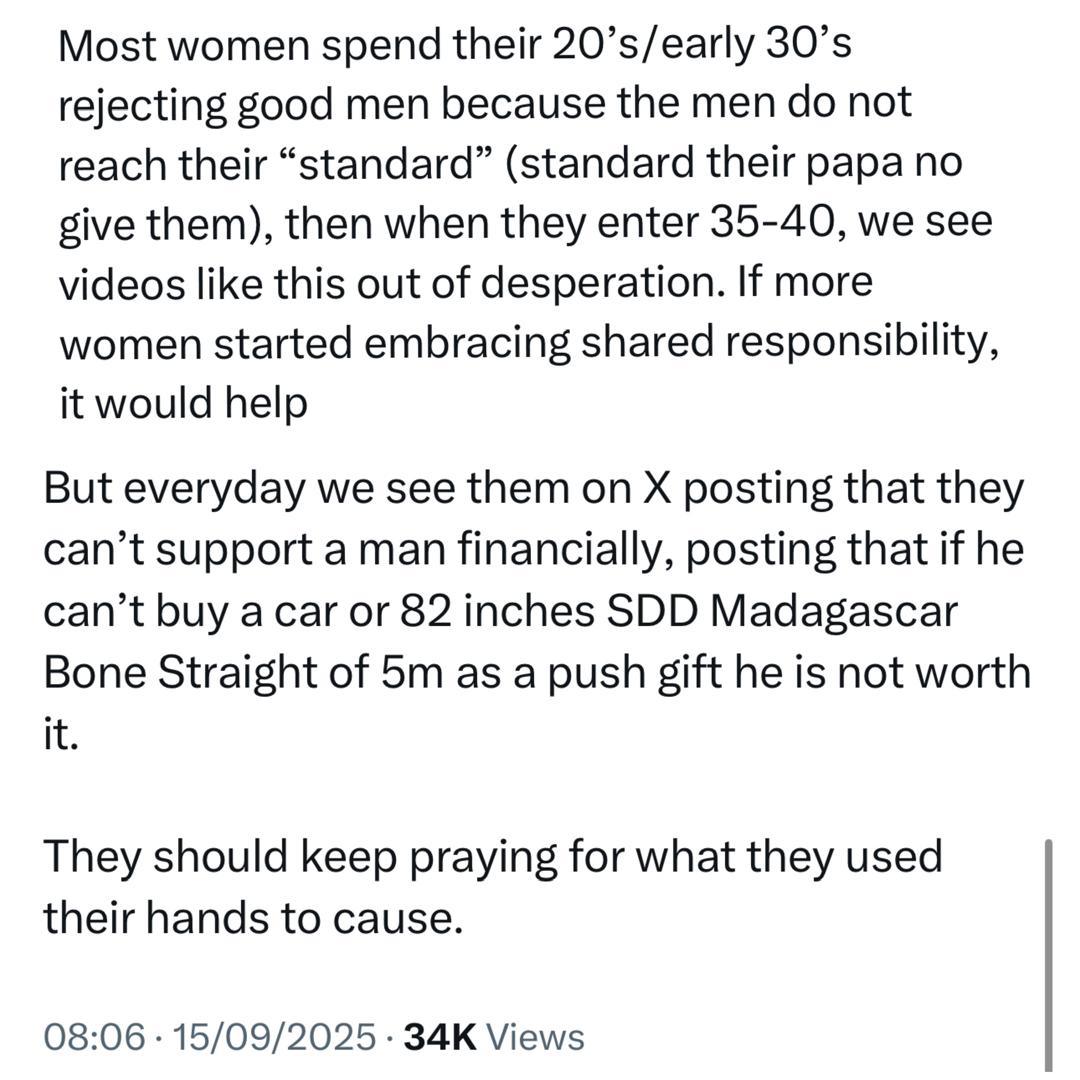 Most women are looking for financial liberty through marriage- Nigerian lawyer claims