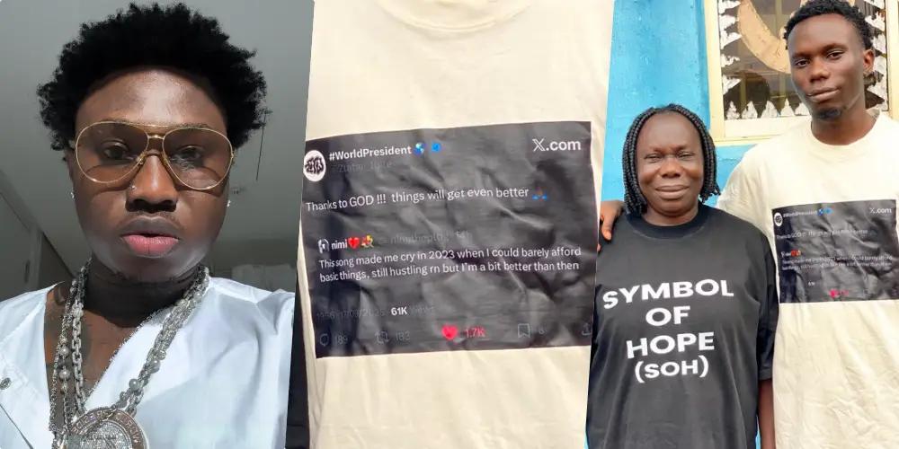 Zlatan Ibile rewards loyal fan’s mom with ₦1m after emotional story