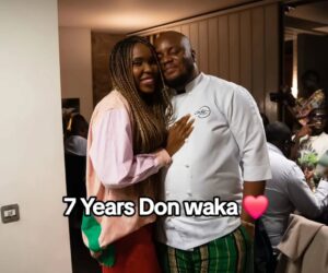 Chef Fregz and actress Lala Akindoju celebrate 7th wedding anniversary