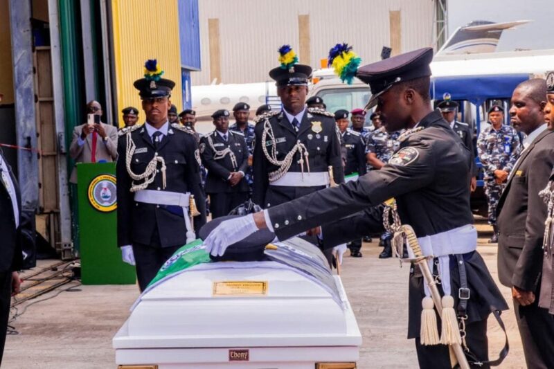 Nigeria Police Force Mounts Guard Of Honour For Late IGP Arase In Abuja