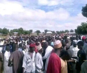 BREAKING: Tears, Anger As Five Worshippers Killed In Zamfara Mosque Attack Are Buried