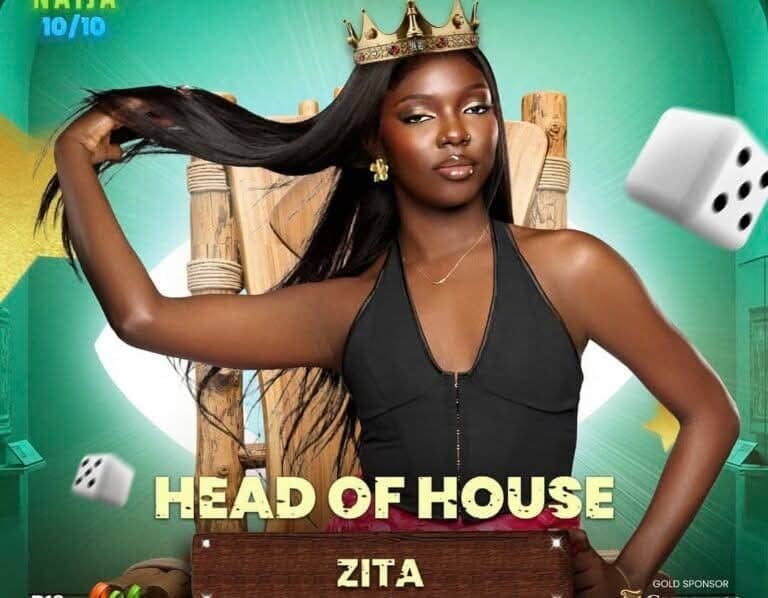 Zita Upstages Koyin, Emerges Head Of House For Second Time