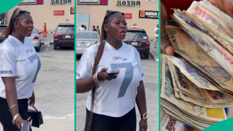 Watch trending video as newlywed couple spend wedding night counting heap of money