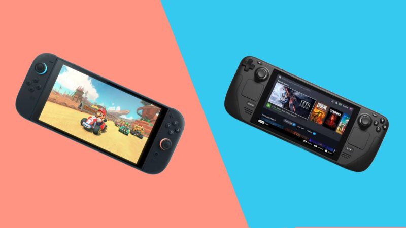 Nintendo Switch 2 vs Steam Deck: I tested these handheld consoles side-by-side to decide which deserves to don the crown