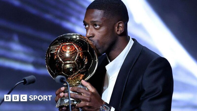 Ousmane Dembele wins Ballon d’Or: Paris St-Germain forward wins award