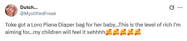 Toke Makinwa splurges over N5m on diaper bag