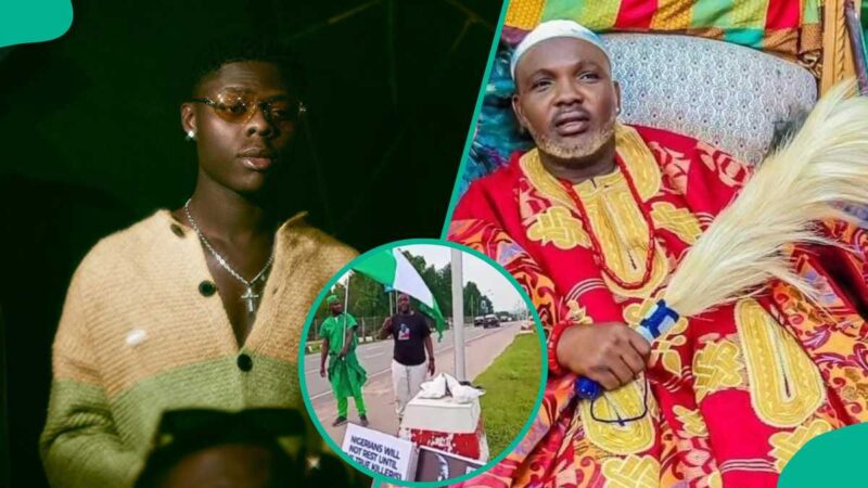 Mohbad: Yomi Fabiyi Goes on Solo Protest in Abuja to Demand Justice For Late Singer, Camps on Street
