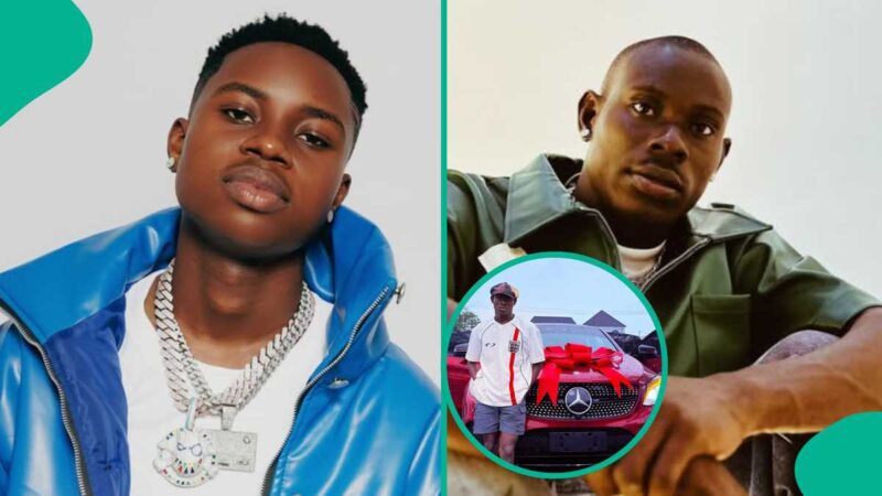 Peller Questions Geh Geh’s Fans After His Lavish Car Purchase in Viral Video, Many Clap Back