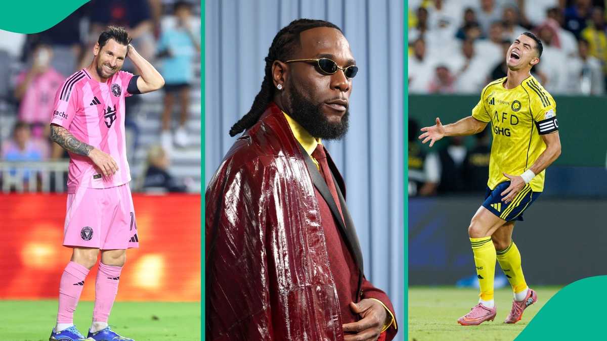 Nigerian Afrobeats Star Burna Boy Names His Top 3 GOATs, Ronaldo, Messi Missing, Video